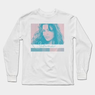 Selena  > > Aesthetic Fan Art Design Long Sleeve T-Shirt